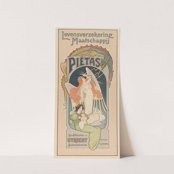 Pietas Levensverzekering Maatschappij Hoofdantor te Utrecht Burgstraat 66 by J. Zon