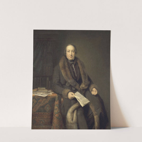 Pieter Arnold Diederichs (1804-74). Boekhandelaar te Amsterdam en oprichter van het Algemeen Handelsblad in 1828 by Johann Georg Schwartze