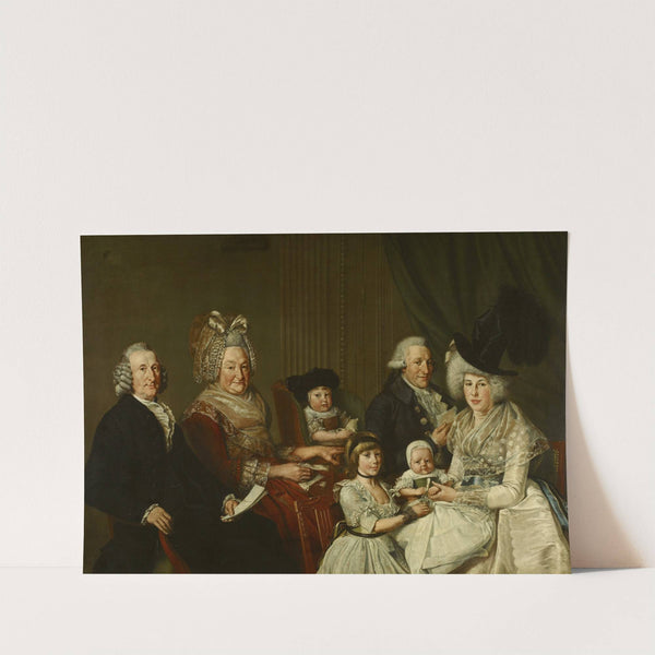 Pieter de Clercq (1731-1807) and his family by Wybrand Hendriks