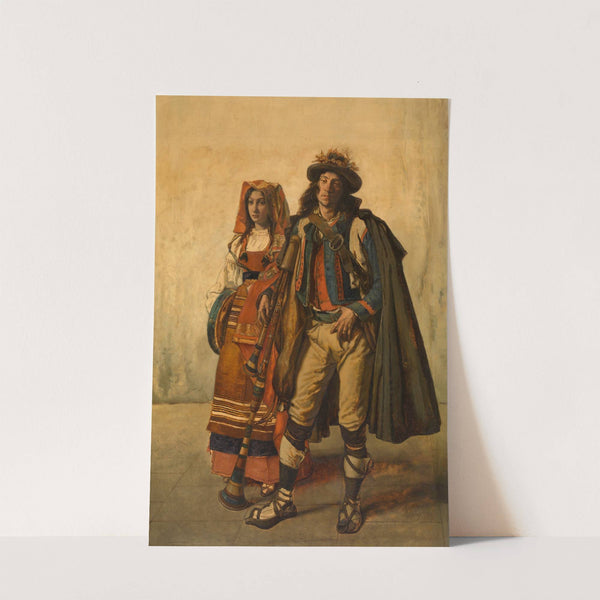 Pifferari (1856) by Jan August Hendrik Leys