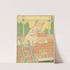 Pig builds his brick house (1904) by Leonard Leslie Brooke