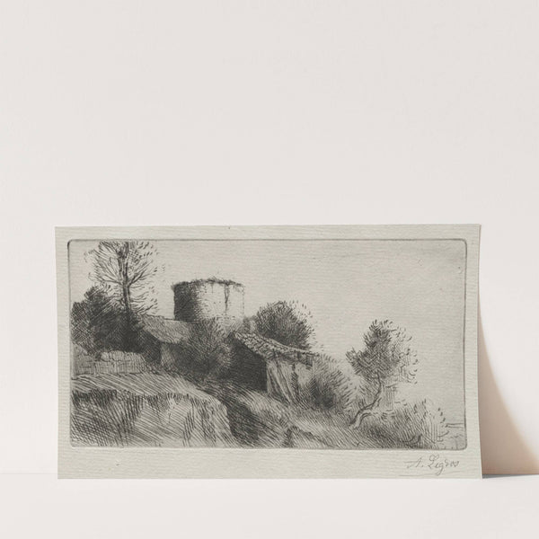 Pigeon Tower (c. 1857–1911) by Alphonse Legros