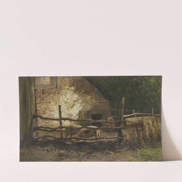 Pigs in a Sty (1870 - 1910) by Louis Apol