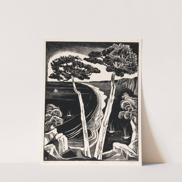 Pijnboomen (Bretonsche baai bij eb) (1927) by Bernard Essers