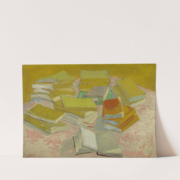 Piles of French novels (1887) by Vincent van Gogh