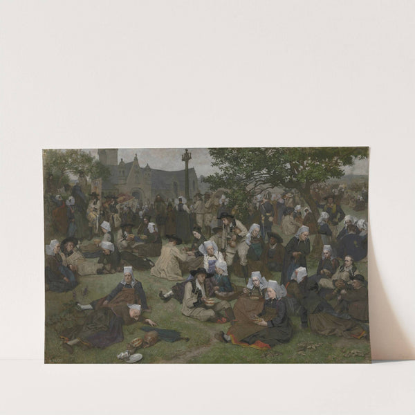 Pilgrimage in Brittany by Charles-Henri Pille