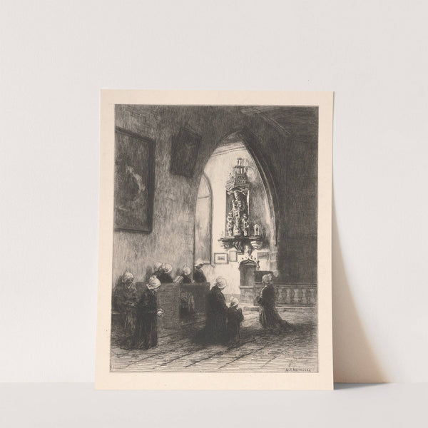 Pilgrimage to the Virgin of Kersaint by Léon Augustin Lhermitte