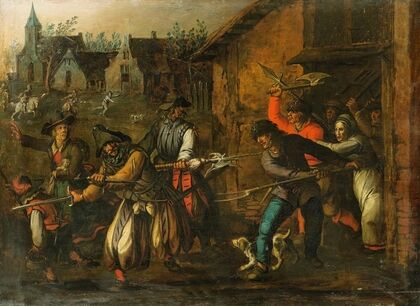 Pillage scene