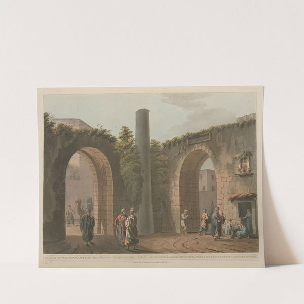 Pillar to which was affixed the sentence passed on our Saviour by Luigi Mayer