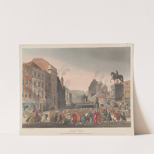 Pillory, Charing Cross (1809) by Thomas Rowlandson