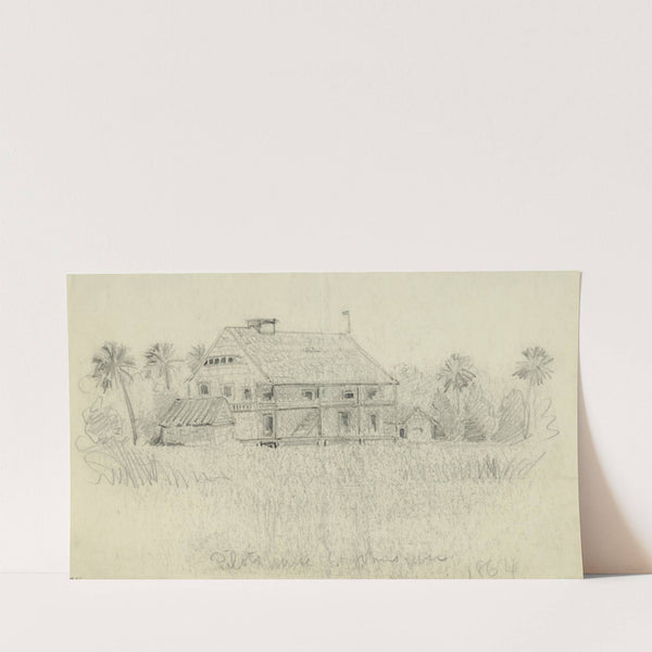 Pilots house St. Johns river. 1864 (1864) by Alfred Rudolph Waud