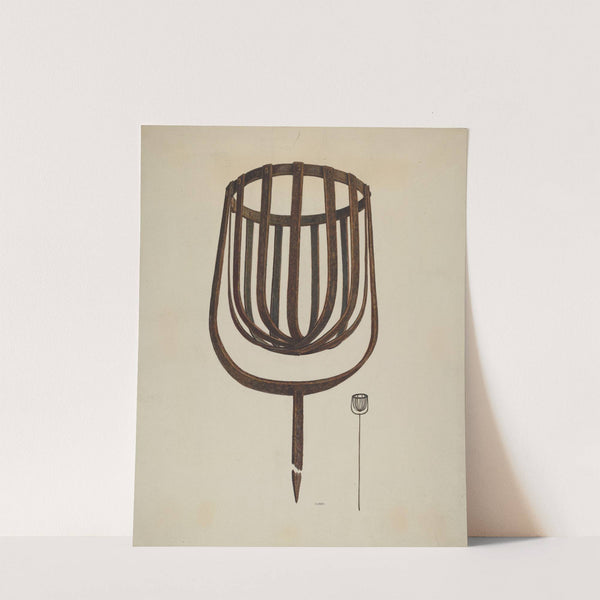 Pine Knot Flare Holder by Al Curry