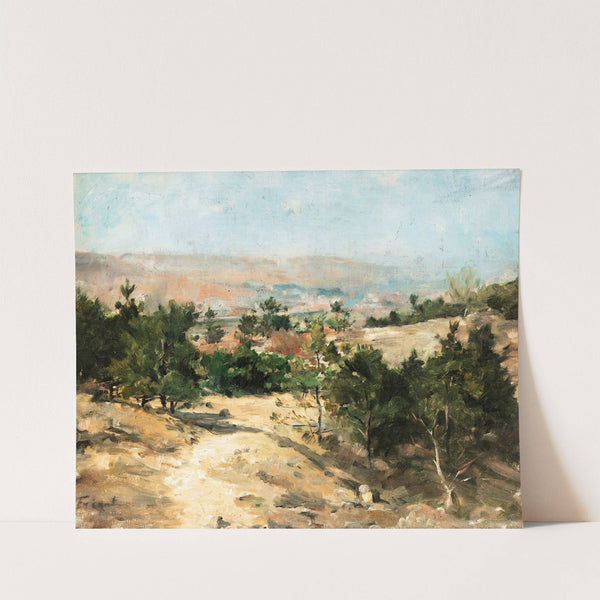 Pine Trees (Malzéville Plateau) (1879) by Émile Friant