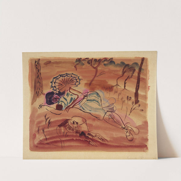 Pinewoods (Under the pines) by Frances Hodgkins