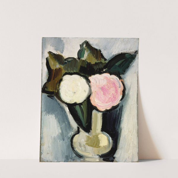 Pink and White Flowers in a Vase (circa 1929) by Marsden Hartley