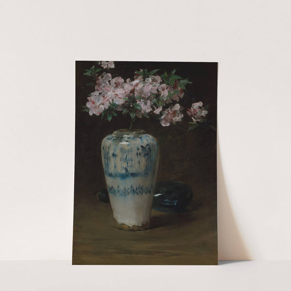 Pink Azalea, Chinese Vase by William Merritt Chase