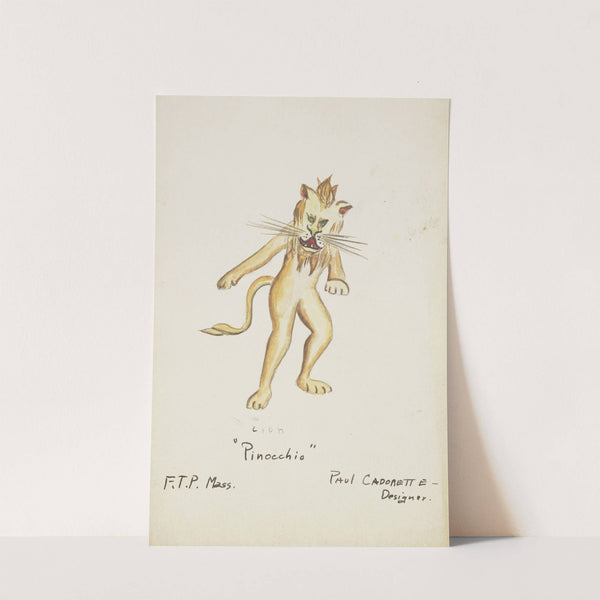 Pinocchio: Lion. Lion suit (1934-1943) by Paul Cadorette