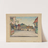 Pinocchio: Sketch no. 1 (Town Square) (1934-1943) by Paul Cadorette