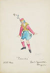 Pinocchio: Yellow shirt, pink coat, blue shorts, pink socks, pink and gold hat (1934-1943)