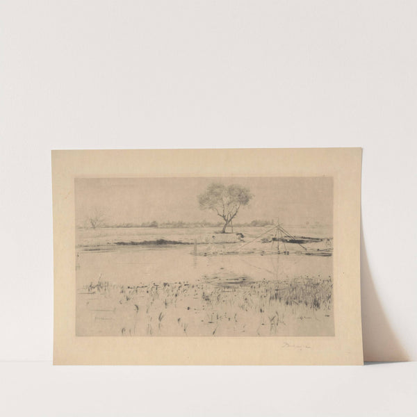 Pińsk Channel in Polesie II (1899) by Józef Pankiewicz