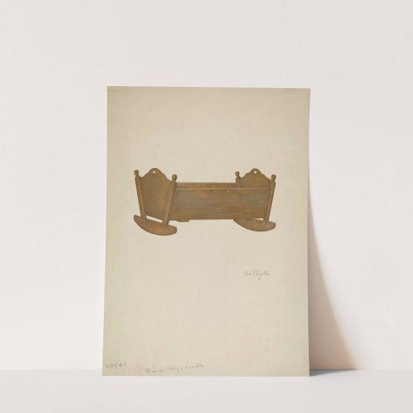 Pioneer Baby’s Cradle (1941) by George V. Vezolles