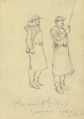 Pioneers 8th N.Y. German rifles