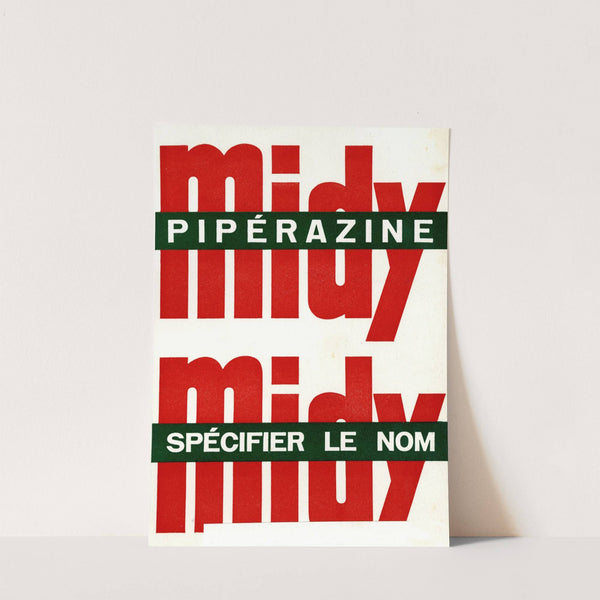 Pipérazine Midy (1910-1950) by Laboratoires Midy