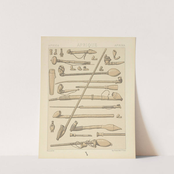 Pipes des habitants de la partie centrale (1876-1888) by Auguste Racinet