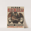 Pipes Jean Nicot, terre iodurée (1859) by Lith. Van Geleyn