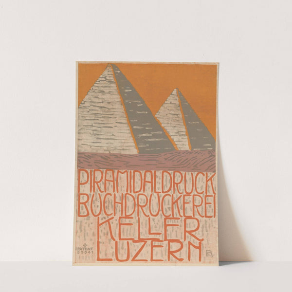 Piramidaldruck, Buchdruckerei Keller Luzern by Eduard Renggli