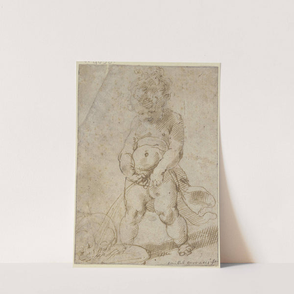 Pissing boy by Annibale Carracci