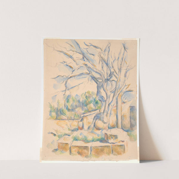 Pistachio Tree at Château Noir (c. 1900) by Paul Cézanne