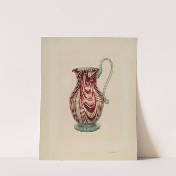 Pitcher (c. 1940) by Van Silvay