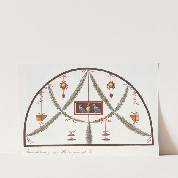 Pittora nella lunetta principale della detta stanza sepolerale. by Pierre-Jean Mariette