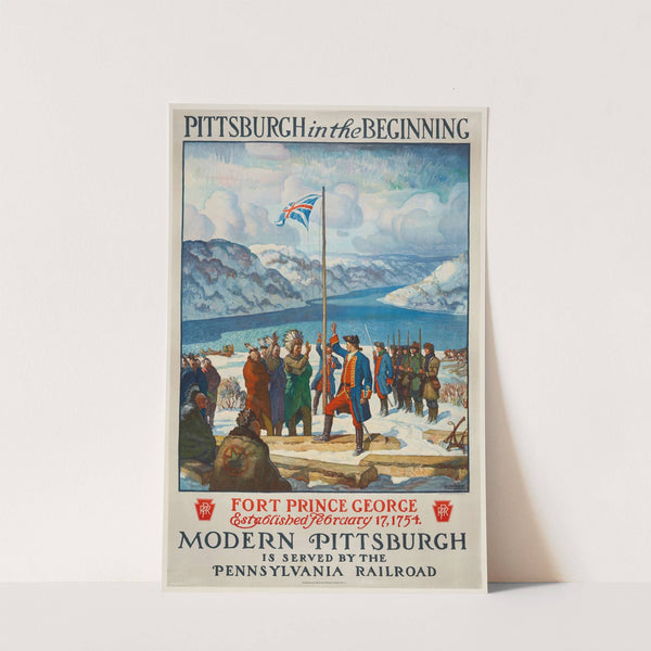 Pittsburg in the Beginning (1930) by N. C. Wyeth