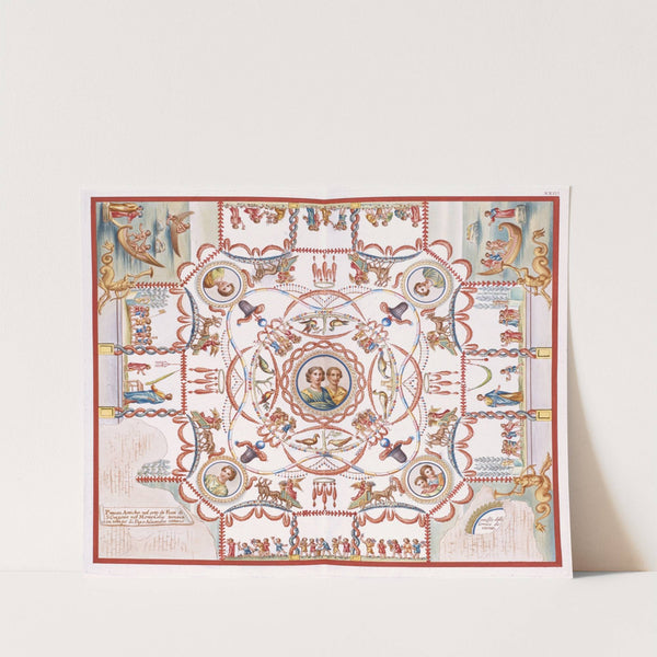 Pittura anticha nel orto de Frari di S. Gregorio nel Monte Celio trovata in tempo di Papa Alesandro Settimo. by Pierre-Jean Mariette