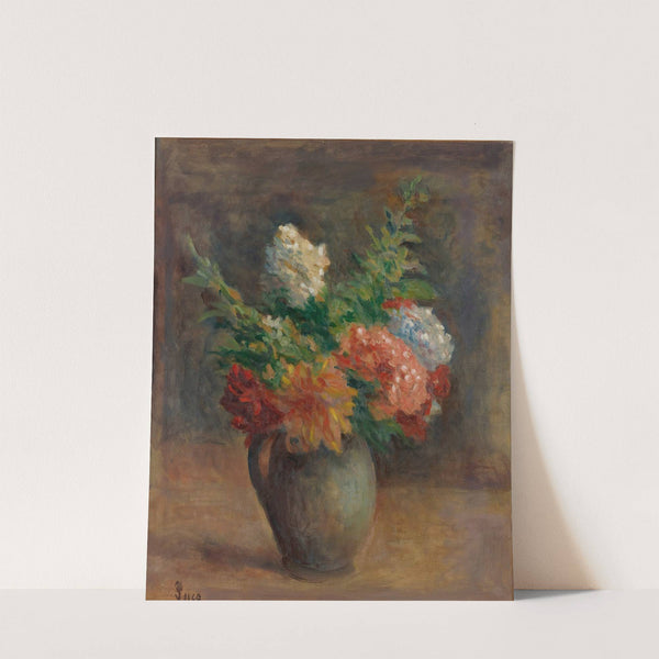 Pivoines, Géraniums Et Lilas Blancs (circa 1925) by Maximilien Luce