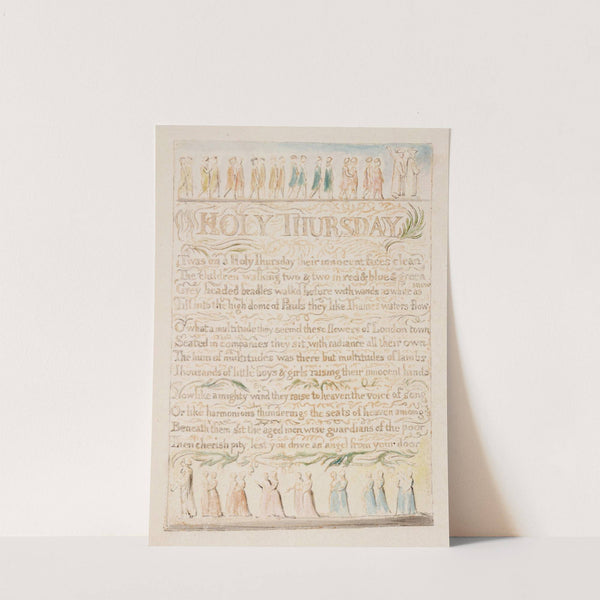 Pl. 10 - Holy Thursday by William Blake