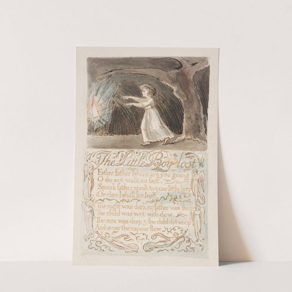 Pl. 12 - The Little Boy Lost by William Blake
