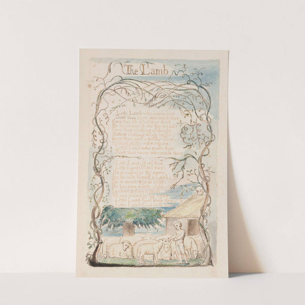 Pl. 20 - The Lamb by William Blake