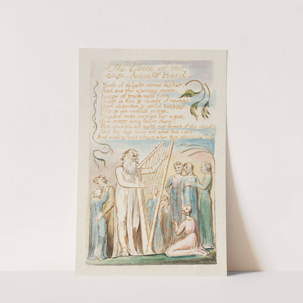 Pl. 22 - The Voice of the Ancient Bard by William Blake