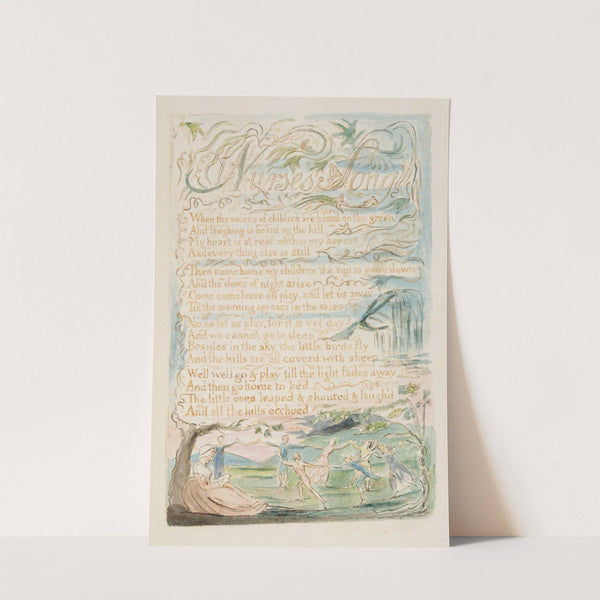 Pl. 24 - Nurses Song by William Blake