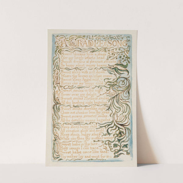 Pl. 26 - A Cradle Song by William Blake
