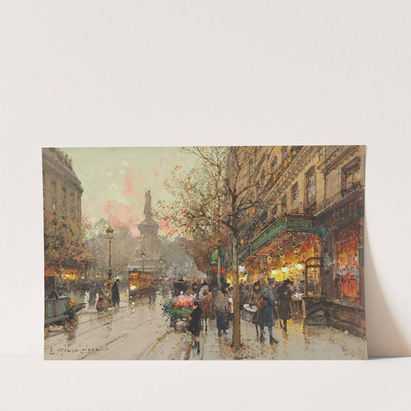 Place De La République by Eugène Galien-Laloue