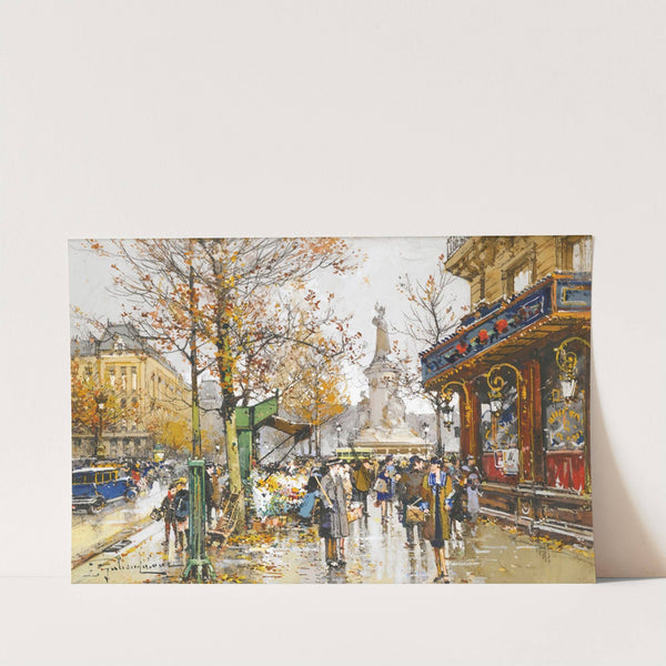 Place De La Republique by Eugène Galien-Laloue