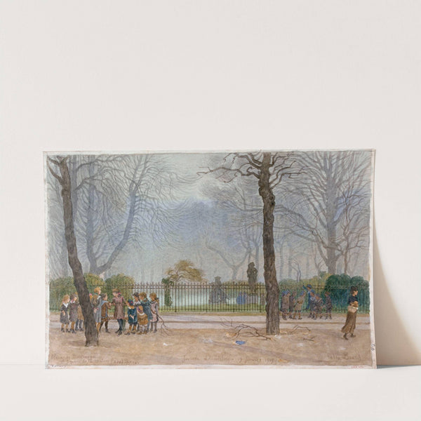 Place de Montrouge et Square de la Mairie (XIV) Paris. by Félix Brard