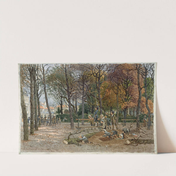 Place de Montrouge, square de la Mairie (1915) by Félix Brard