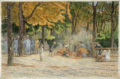 Place des Ecoles de la Mairie du XIVème arrondissement (1916)