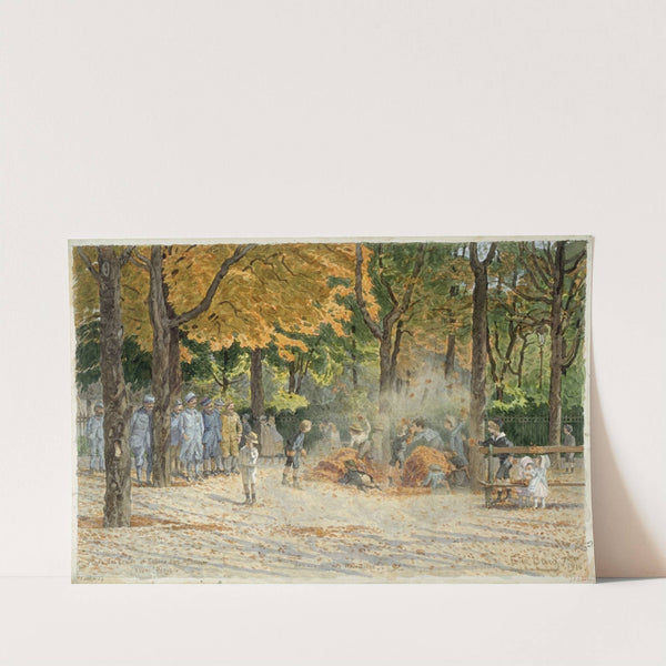 Place des Ecoles de la Mairie du XIVème arrondissement (1916) by Félix Brard