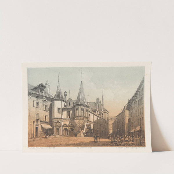 Place des Halles by Jean Jacottet